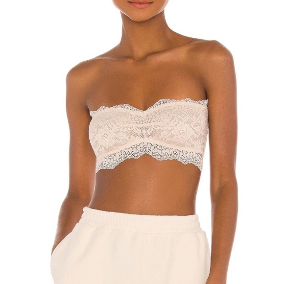 FREE PEOPLE nude Lacey Looks bandeau bra S - Picture 3 of 6